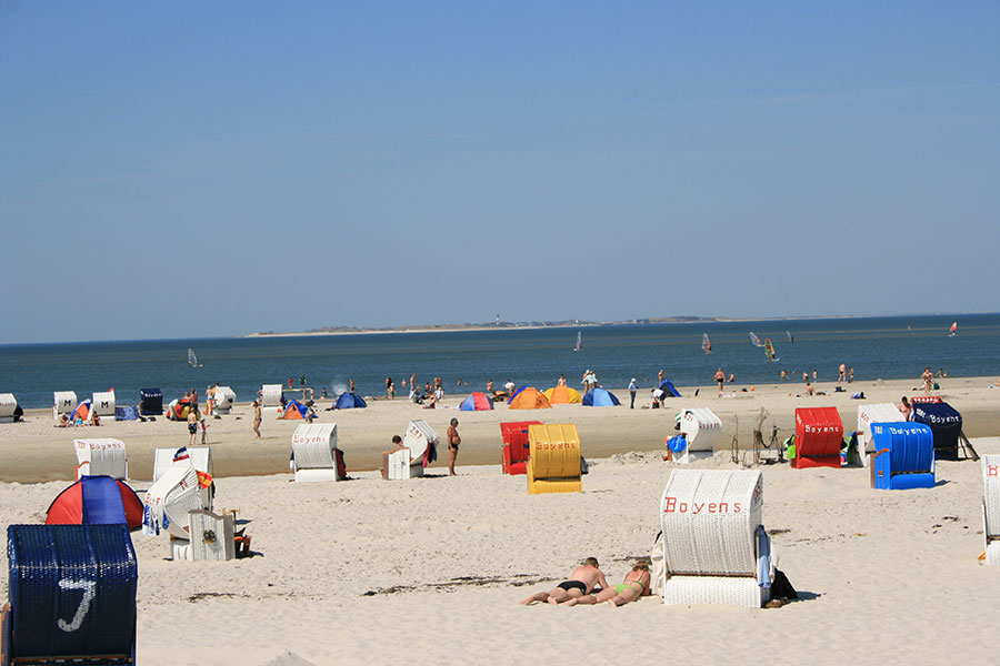 Urlaub auf Amrum am Strand